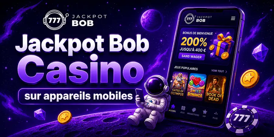 Jackpot Bob Casino sur appareils mobiles
