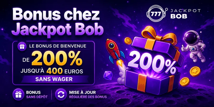 Bonus chez Jackpot Bob